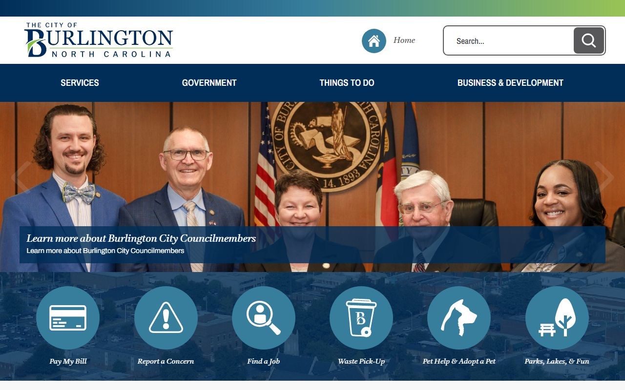 Burlington city public records request page for arrest and booking data