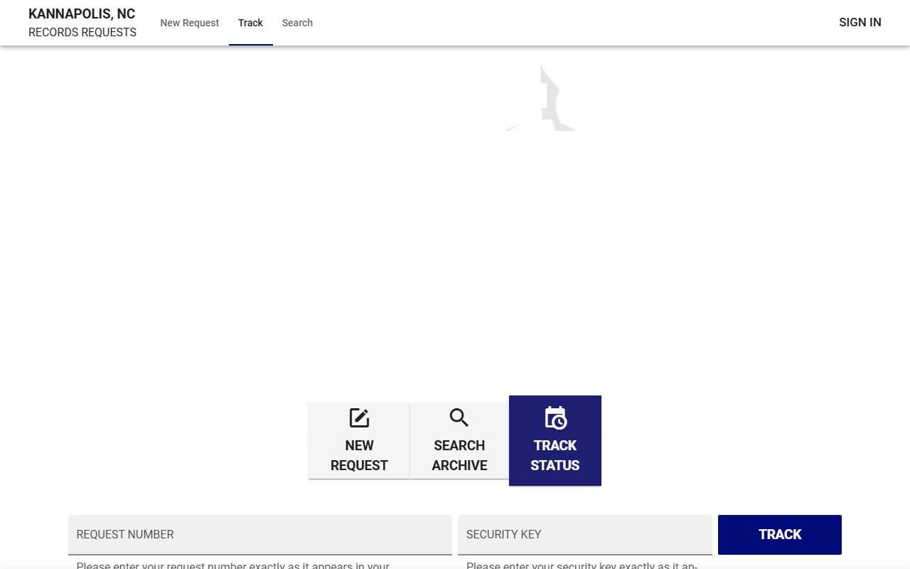 Kannapolis Police Department public records portal for arrest and booking requests