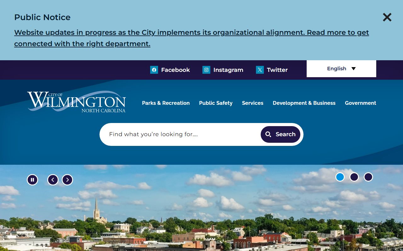 Wilmington Police Department website for booking and arrest records