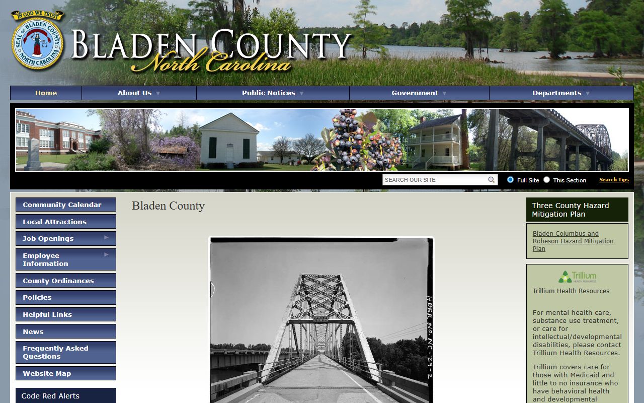 Bladen County 72 hour booking government website