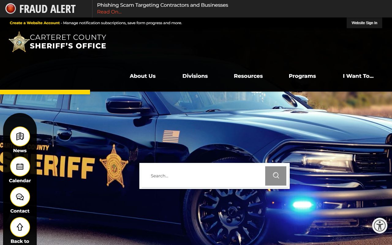 Carteret County 72 hour booking Sheriff's Office website
