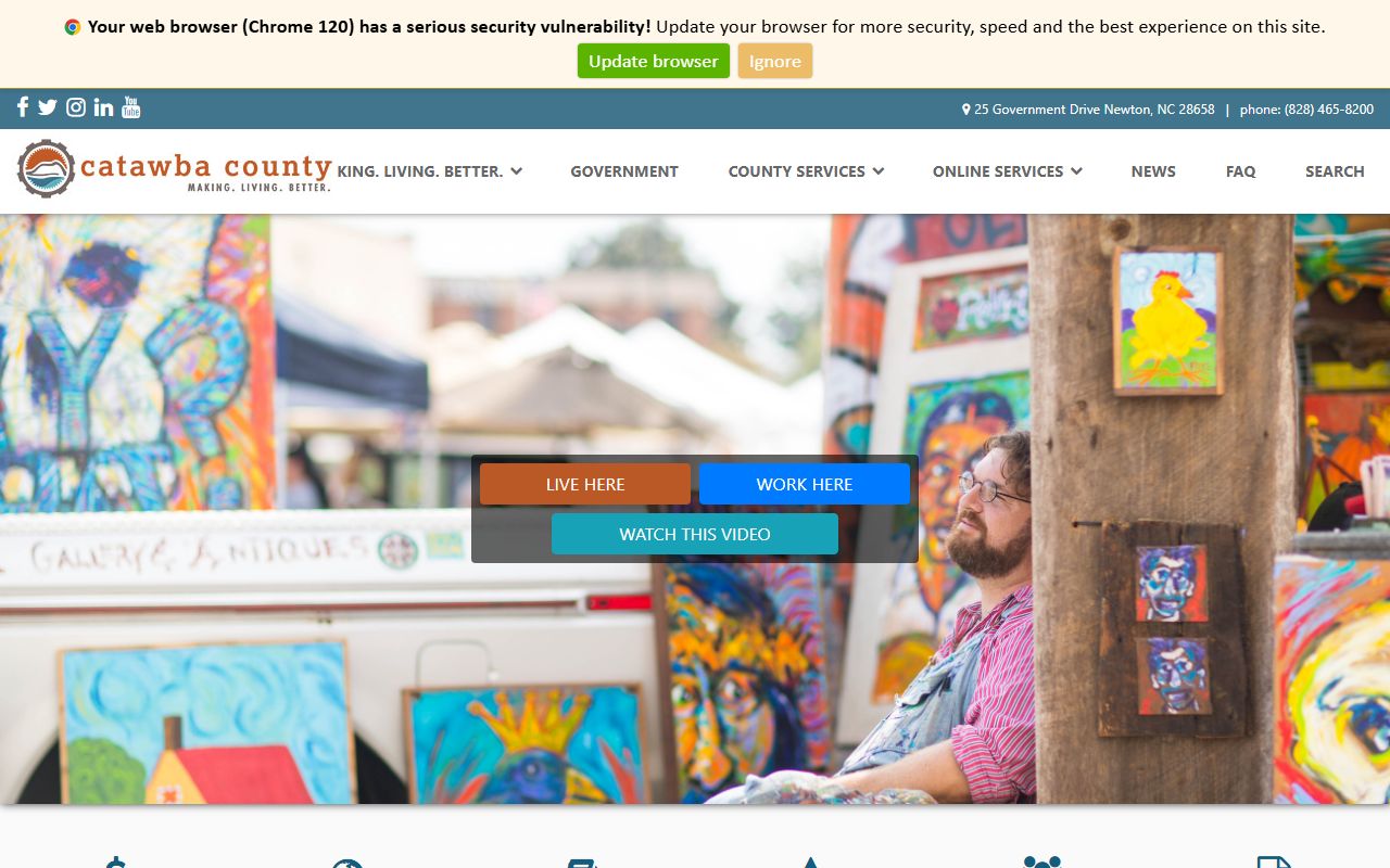 Catawba County 72 hour booking government Sheriff's Office page