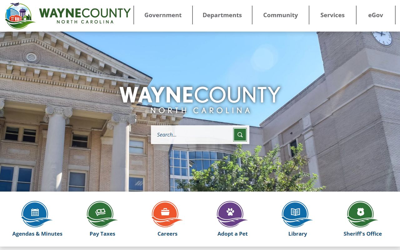 Wayne County Sheriff's Office website for booking and arrest records in Goldsboro